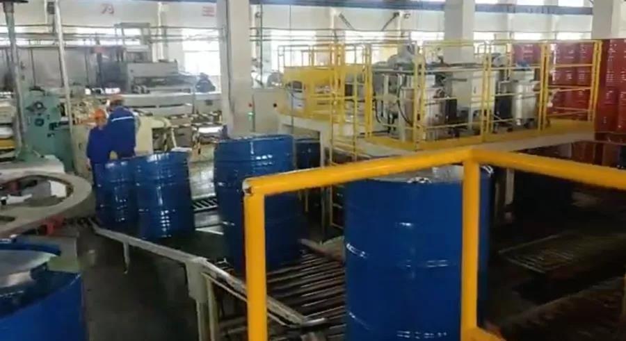 Jiande Xuheng Innovative Robot Into The Steel Barrel Production Line, Simple And Fast, Smooth Silk!