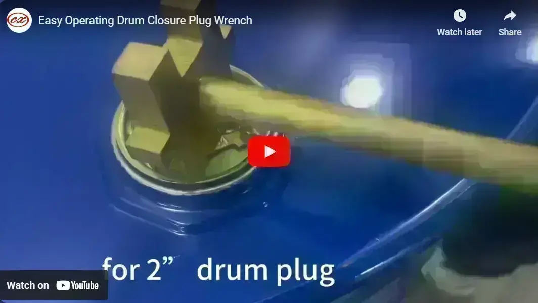 Easy Operating Drum Closure Plug Wrench